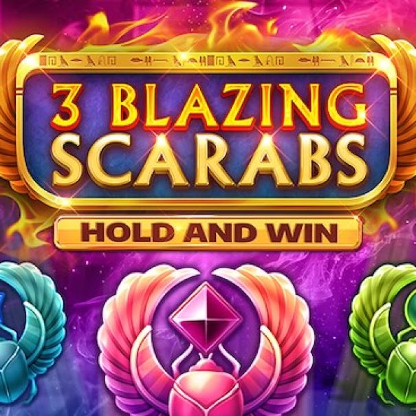 3 Blazing Scarabs Hold and Win