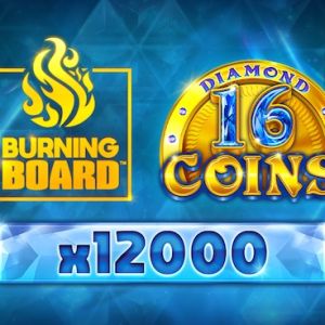 16 Coins Diamond Burning Board