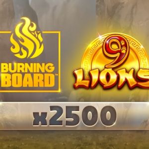9 Lions Burning Board