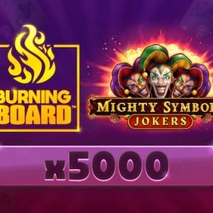 Mighty Symbols: Jokers Burning Board
